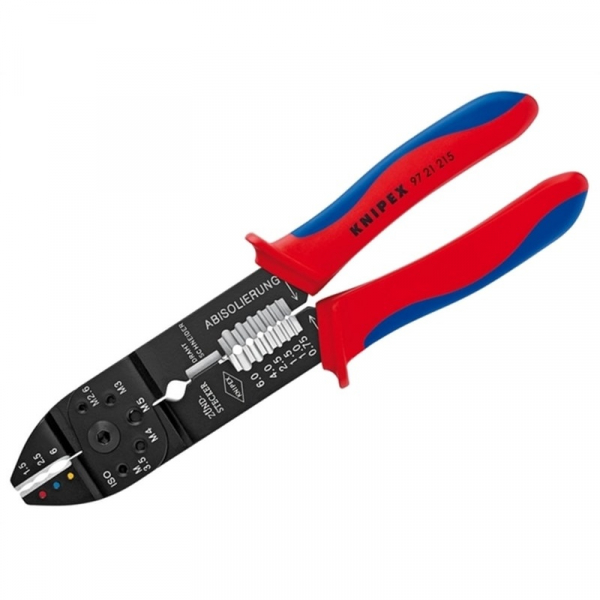 Cleste profesional pentru sertizat si dezizolat Knipex KNI9721215 230 mm