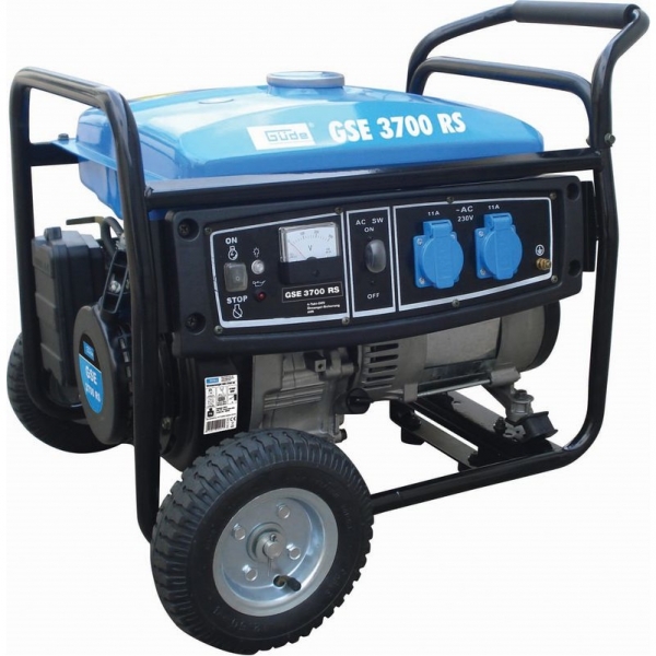 Generator de curent pe benzina GSE 3700 RS Guede GUDE40643 5000 W 6.5 Cp