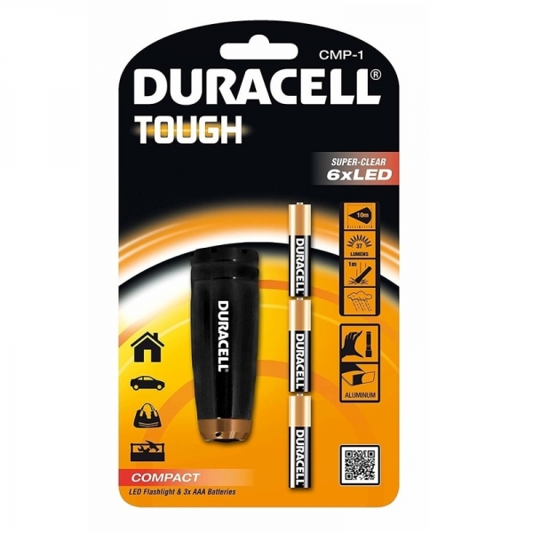 Lanterna Tough CMP-1 Duracell DURACELLTOUGHCMP-1, 37 lm