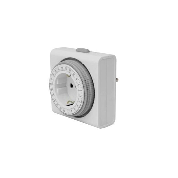 Adaptor priza programabila mecanic 24 ore Perel PRLE305D4 G 3680 W 16 A